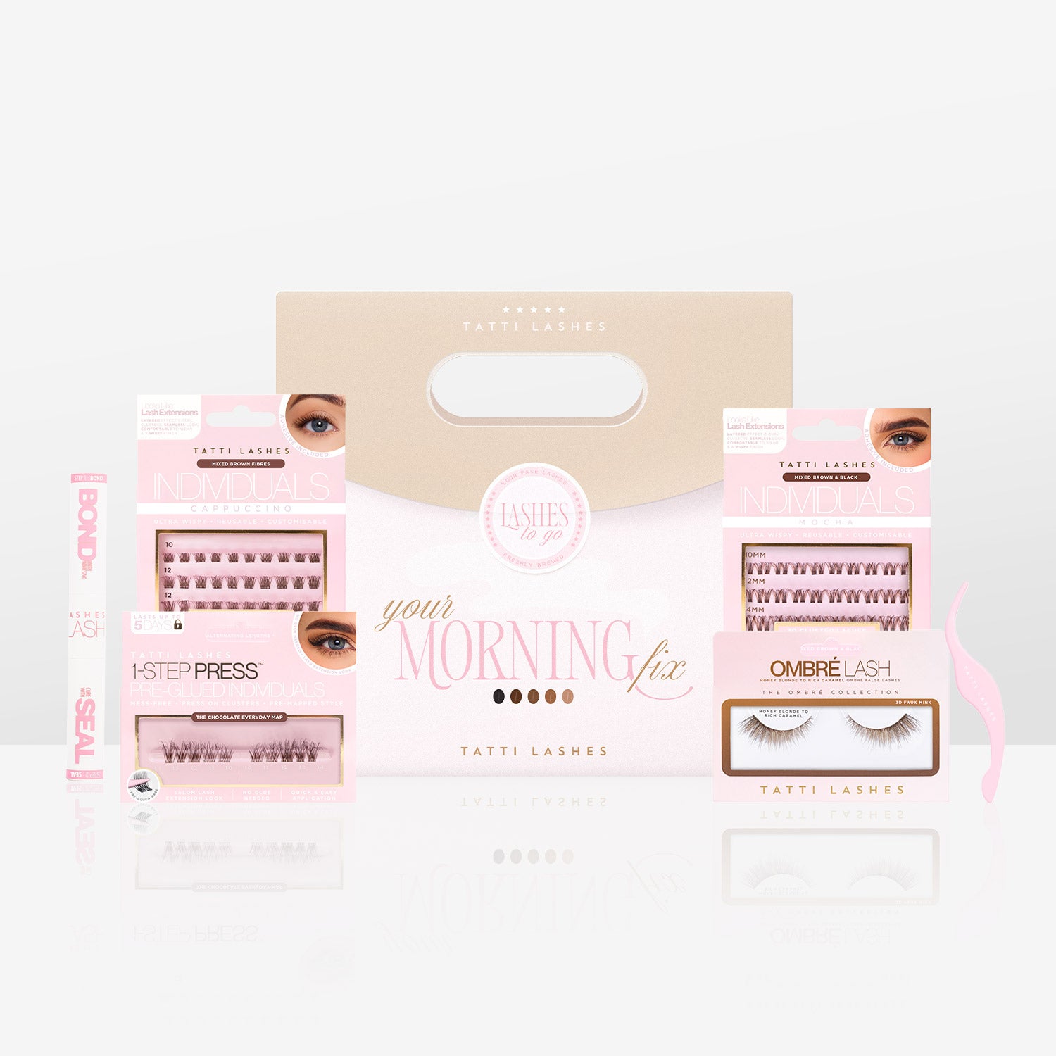 Brown Lashes To Go Bag