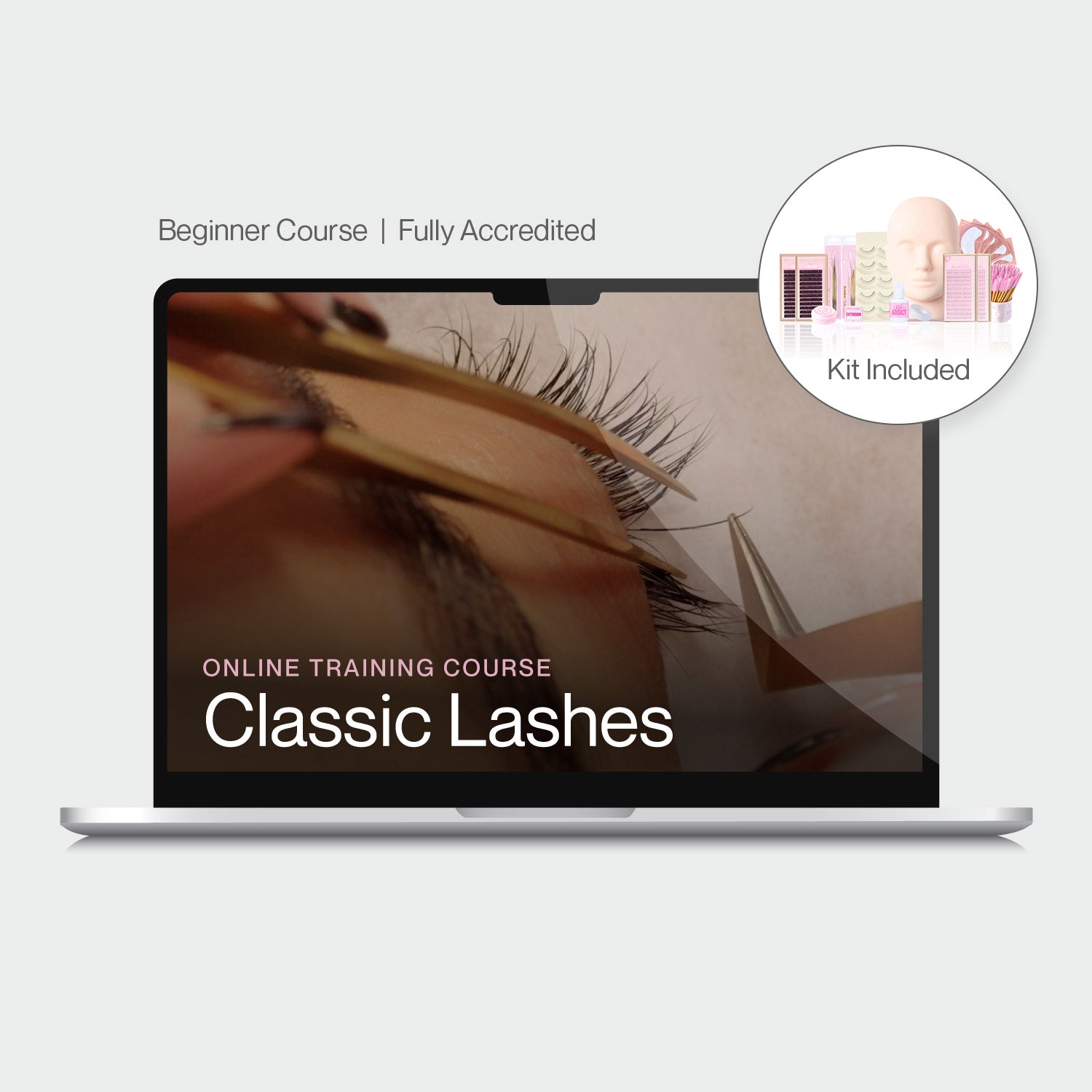 Online Classic Lashes Training Course with Kit