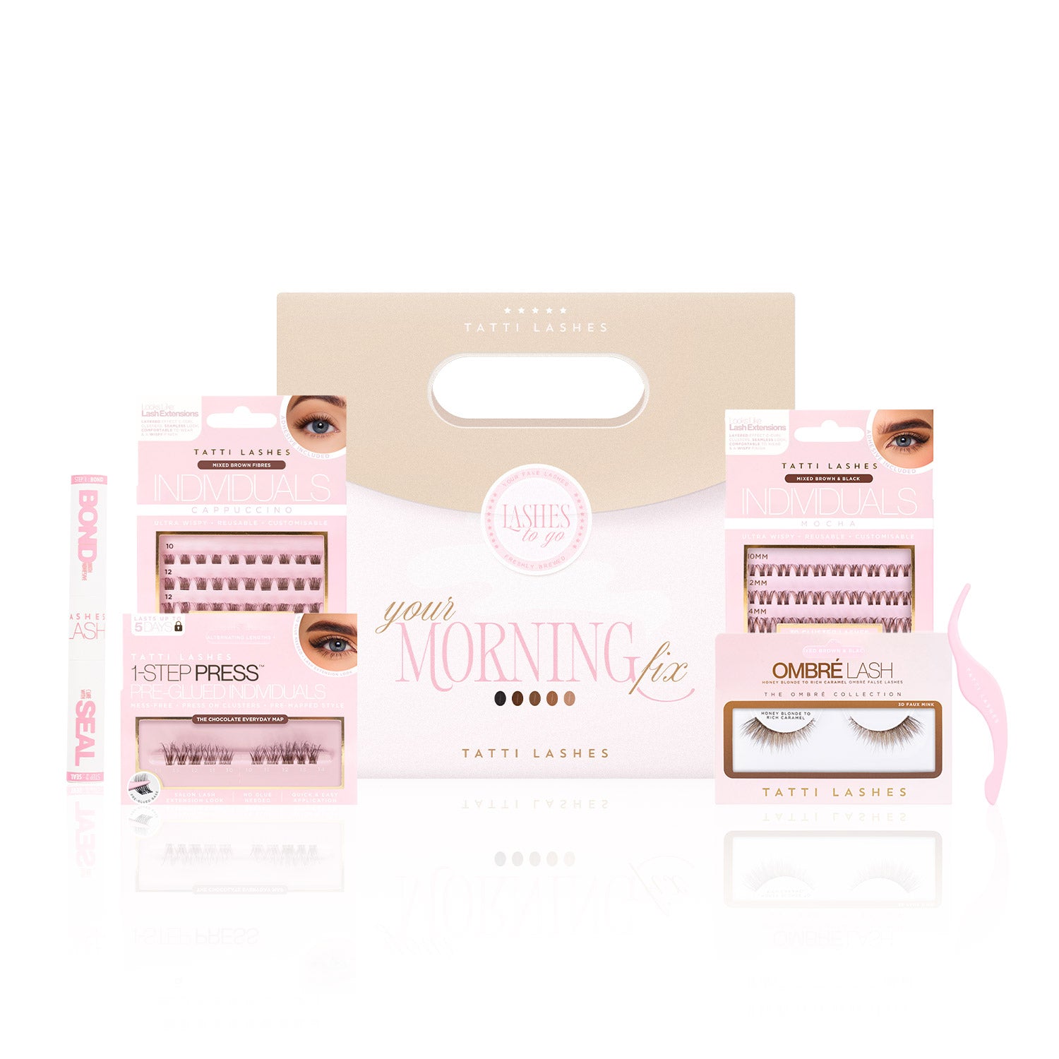 Brown Lashes To Go Bag