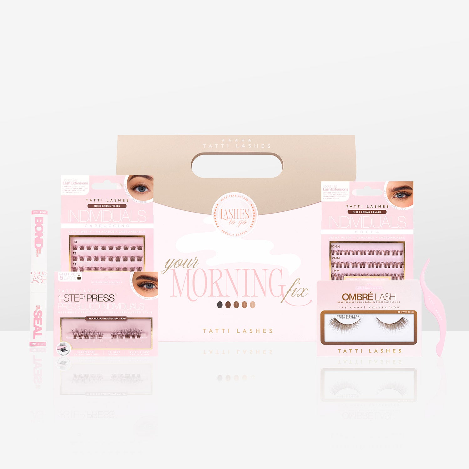 Brown Lashes To Go Bag